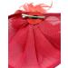 Ladies Feather Aliceband/Clip Fascinator Hat for Weddings Races Royal Ascot (Coral) - Buy Online on GoSupps.com