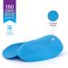 Heel That Pain Plantar Fasciitis Insoles | Heel Seats Foot Orthotic Inserts for Heel Pain Relief | Patented & Clinically Proven | Blue Firm Rubber, Size L - Buy Online on GoSupps.com