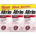 Afrin Original Nasal Spray 3 Pack 1 Fl Oz per Pack