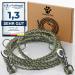 Test grade: very good - dog leash reflecting i 2m adjustable weatherproof & tearproof up to 250 kg i paracord Kleine umh ngeleine i small - large dogs olive green 2 m dogs up to 15 kg