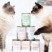 Mjamjam Premium Wet Cat Food - Pure Meat Chicken 800g (6-Pack) - Grain-Free Juicy & Delicious! - Buy Online on GoSupps.com