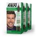 Just For Men Shampoo-In Color Grey Hair Coloring for Men - Dark Brown H-45 (3 Count) Dark Brown 3 count (Pack of 1)