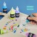 UPGREY 3D Fabric Paint Set - 60 Colors (30ml) Permanent Textile Puffy Paints - Classic, Metallic, Glitter, Neon, Glow in the Dark - for Clothes, T-Shirts, Textiles, Canvas, Wood - with 3 Brushes and 5 Stencils - Buy Online on GoSupps.com