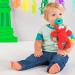Bright Starts Sesame Street Cozy Coo Soothing Pacifier with Plush Toy - Elmo | BPA-Free | Newborn+ | Green | 4.42x2.04x4.17 Inch - Buy Online on GoSupps.com