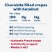 La Boulangere Chocolate Hazelnut Crepes - Individually Wrapped - Non GMO - 20-Count - Buy Online on GoSupps.com
