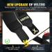 Ihuan 18 Gym Wrist Wraps for Weightlifting - Unisex Workout Wrist Support Straps - Strength Training, Bodybuilding, Powerlifting - Black - Buy Online on GoSupps.com