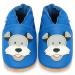 Baby Shoes with Soft Sole - Baby Girl Shoes - Baby Boy Shoes - Leather Toddler Shoes - Baby Walking Shoes 2-3 Years Blue Duky Dog