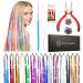 Hair Tinsel Kit  Fairy Hair Tinsel Kit 16 Colors  3200 strands  47 Inch  Tinsel Hair Extensions Kit Heat Resistant with Glitter Hair Extensions  Micro Beads  and Styling Crochet Tools for Women  Girls