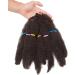 Medium Brown Afro Twist Hairpiece - 11 Inch Curly Synthetic Hair Extensions - Buy Online on GoSupps.com