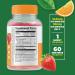 Lifeable Vitamin D3 + K2 Gummy Supplement for Kids - Gluten Free & Vegetarian - Strong Bones Support - 60 Gummies - Buy Online on GoSupps.com