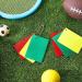 Referee Penalty Cards Set - Green, Red & Yellow for Soccer & Football Officials - Buy Online on GoSupps.com