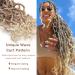 6 Packs New Goddess Locs Crochet Hair 24 Ombre Boho Style Synthetic Extension - 4/27/613 Color - Hippie Locs Crochet Hair - Buy Online on GoSupps.com