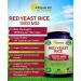 Red Yeast Rice 1800mg - Vegan Cardiovascular Health Support - 180 Veggie Capsules - Buy Online on GoSupps.com