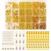 202Pcs Hair Jewelry for Women Braids  Locs Jewelry Dreadlocks Beads Hair Braid Rings Cuffs Shells Butterfly Gold Hair Pendants Hair Clips Decoration for Dreadlock Accessories