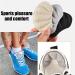 3 Pairs Adjustable Shoe Filler & Heel Cushions - Forefoot Insoles & Heel Protection Pads (Black White Beige Gray) - Buy Online on GoSupps.com