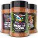 Quasi & Squatch Meat & Two Veg BBQ Rub - Premium Seasoning for Char Grill Dishes | Savoury Meaty & Smoky Spice Blend - Large 220g Jar - Buy Online on GoSupps.com