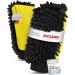 Alclear Shaggy Washing Gloves - Premium Microfiber Car Wash 2 Set | 100% Scratch-Free Gentle Chenille Gloves for Optimal Care - Buy Online on GoSupps.com