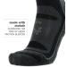 Blister Resist Performance Crew Athletic Running Socks - Large Black (1 Pair) for Men and Women - Buy Online on GoSupps.com