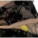 Taupe Cotton Headscarf with Black Lace - Handmade Pre-tied Tichel for Women - Buy Online on GoSupps.com