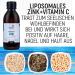  Adelle Davis Liposomal zinc 15mg with vitamin C 1000mg 200ml high-dose liquid formula with sunflower lecithin vegan non-GMO soy and gluten free - Buy Online on GoSupps.com
