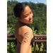 Premium Dragonfly & Butterfly Black Silhouette Tattoo - Shop Now - Buy Online on GoSupps.com