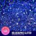 Teenitor Holographic Blue Chunky Glitter Mix + Primer for Face, Hair, Nail, Eye - 100g - Perfect for Makeup, Raves, Festivals, Resin, Tumblers - Cosmetic & Nail Art - Buy Online on GoSupps.com