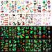 Konsait Temporary Tattoos for Kids  Glow In The Dark Mixed Style Cartoon Tattoo  Luminous Unicorn Mermaid Butterfly Animal Dinosaur Pirate Car Space Fake Tattoo  Boys Girls Party Favor Supplies