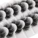 ALICROWN 6D Faux Mink Lashes - 7 Pairs Fluffy & Wispy 17mm Natural False Eyelashes - Buy Online on GoSupps.com