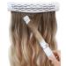 Hair Works Hair Extension Style Caddy - The Original Hair Extension Holder Hanger Professionally Designed to Hold Clip-Ins Tape-In s Micro Bundles and Sew-In Wefts While You Color Wash Style Pack and Store White