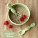 4 Pack Baby Silicone Spoons First + Second Stage Spoons Baby Feeding Spoons BPA Free Self Feeding Baby Spoons Baby & Toddler Utensil o1baby (Grey Green) - Buy Online on GoSupps.com