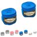BAD Company Boxing Bands I Elastic wrist bandages with a wide Velcro fastener thumb loop and a diaper instructions for boxing training in different colors black / white / red / blue and lengths 2.5 m / 3 m / 3.5 m / 4.5 m / 5 m4.5 meters blue