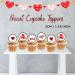 PRECUT I Love You Cupcake Toppers Edible Mini Valentines Day Cake Decorations Edible Valentine Cake Decorations Engagement Cupcake Decoration Anniversary Cake Topper Proposal Decoration (24) - Buy Online on GoSupps.com