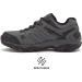 HI-TEC Ravus WP Low Waterproof Hiking Shoes for Men - Lightweight Breathable Trekking Shoes - Sizes 7-15, Medium & Extra Wide - Dark Grey - Buy Online on GoSupps.com