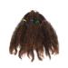 SEGO Afro Cochet Braids Kinky Curly Hair Bulk Extensions Marlybob Crochet Braids Kinky Curly Hair Natural Black & Light Brown