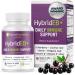 HybridEB Sambucus Elderberry Immune Support with Vitamin C, Zinc, Vitamin D3 - Antioxidant & Immunity Supplement, 1 Month Supply - 9 in 1 Black Elderberry Kids and Adults - 60 Capsules