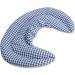Blue-White Neck Pillow with Stand-Up Collar | Linseed Heat Pad for Ultimate Comfort - Buy Online on GoSupps.com