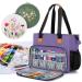 Luxja Embroidery Project Carrying Bag  Embroidery Kits Storage Bag (Bag Only)  Purple