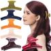 RC ROCHE 6 Pieces Hair Clip Hair Clip Non-Slip Butterfly Firm Grip Medium Classic Multi-Colored