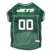 NFL New York Jets Dog Jersey, Size: XX-Large. Best Football Jersey Costume for Dogs & Cats. Licensed Jersey Shirt.
