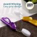 RADIUS Big Brush BPA Free Toothbrush Pack - ADA Accepted, Improve Gum Health, Reduce Gum Issues - Purple/Sea Shell/Midnight Sky - Right Hand - 3 Pack - Buy Online on GoSupps.com