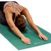 Gaiam Essentials Premium Yoga Mat with Carrier Sling - 72 L x 24 W x 1/4 Thick - Navy - Buy Online on GoSupps.com