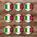 24 Italian Flag Cupcake Toppers Italy Flags Edible Italia Flags Flags Of The World Cake Decorations Eurovision Party Decorations Italy Decorations Italian Party Decorations Italian Cake - Buy Online on GoSupps.com