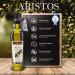 3-Piece Greek Olive Oil Gift Set | Bio Vinegar Extra Virgin Olive Oil & Black Tapenade | Aristos Wooden Look Gift Box - Buy Online on GoSupps.com