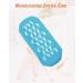 Moisturizing Socks for Women - 2 Pairs of Silicone Spa Socks for Dry Cracked Feet Care (Blue & Pink - Buy Online on GoSupps.com