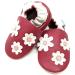 MiniFeet Premium Soft Leather Baby Shoes - BUY 4 PAIRS & GET 1 OF THEM FOR FREE ! - Toddler Shoes - 0-6 Months to 4-5 Years 18-24 Months White Daisies