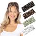 SWEETKIE Twist Front Headbands - Cute Head Wraps Perfect for Yoga  Workouts  Daywear  Happy Hour - Fashion Accessory for Women  Girls  Teens - 4 Floral Patterns