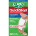 Curad QuickStop Flexible Fabric Bandages CUR5243 - 30 Count | 34 x 2.83 | Bleeding Control - Buy Online on GoSupps.com