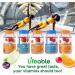 Lifeable Vitamin E 268mg Gummies - Natural Flavor, Vegetarian & GMO-Free Supplement for Eye Health & Cardiovascular Support - 90 Count - Buy Online on GoSupps.com