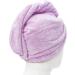 ENETIX Microfiber Hair Towel for Women - Quick Dry & Super Absorbent 25x70 cm Anti-Frizz Turban - Fast Drying with Button (Lavender) - Buy Online on GoSupps.com