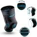 Millenti Knee Brace Compression Sleeve - Side Stabilizers & Patella Gel Pad - Black Blue Medium | Size M - International Shipping Available - Buy Online on GoSupps.com